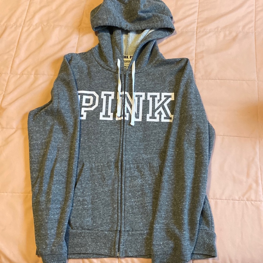 Victoria’s Secret PINK Grey Zip-up
